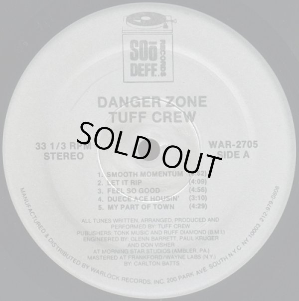 画像2: Tuff Crew‎ - Danger Zone  LP 