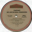 画像3: Fantasy - Sex And Material Possessions  LP