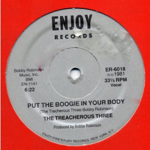 画像: The Treacherous Three - Put The Boogie In Your Body 12"