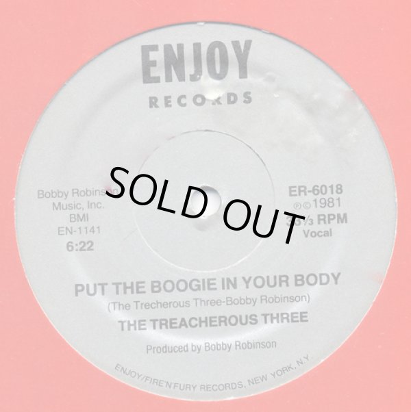 画像1: The Treacherous Three - Put The Boogie In Your Body  12" 