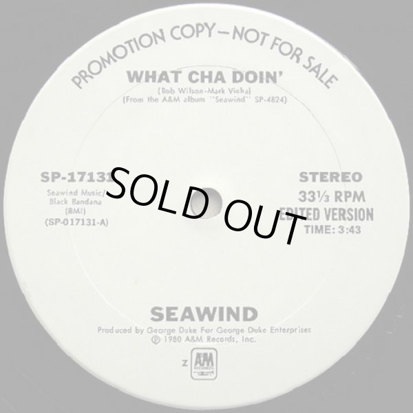 画像1: Seawind - What Cha Doin'  12"