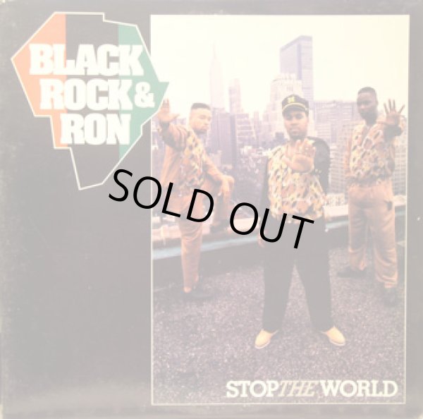 画像1: Black Rock & Ron (with Jazzy Jay & Paul C！) - Stop The World  LP 