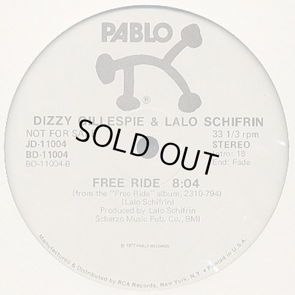 画像2: Dizzy Gillespie & Lalo Schifrin - Unicorn/Free Ride  12"
