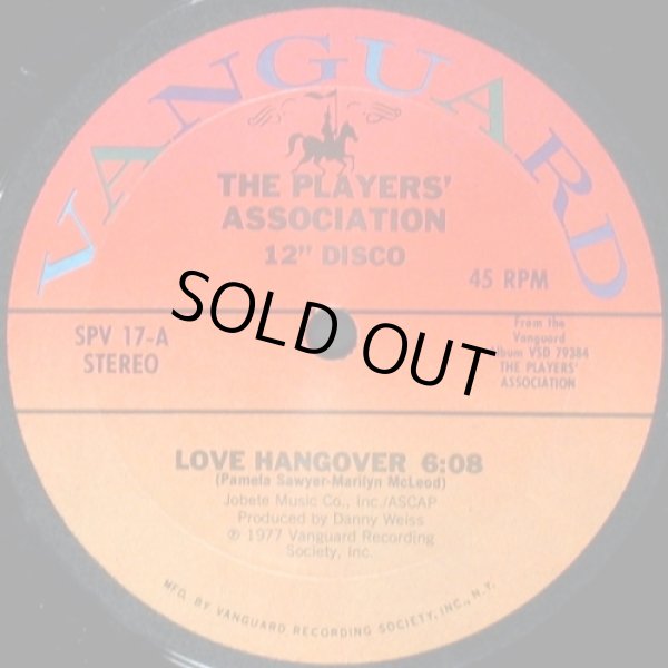 画像1: The Players Association - Love Hangover/I Like It  12" 