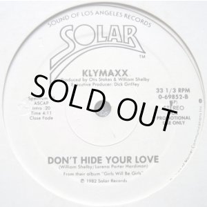 画像: Klymaxx - Heartbreaker (I'm Such A Mess) / Don't Hide Your Love  12"