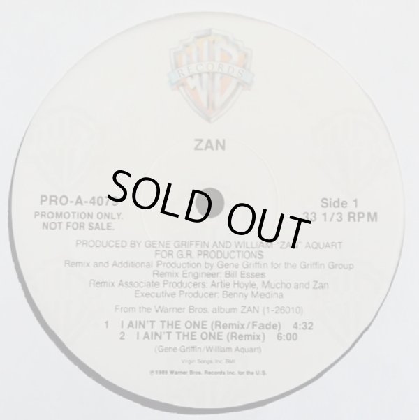 画像1: Zan - I Ain't The One (Remixes)  12"