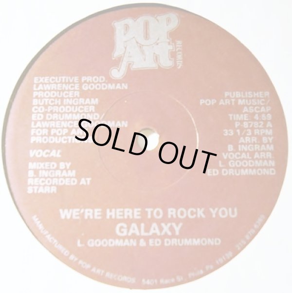 画像1: Galaxy - We're Here To Rock You  12" 