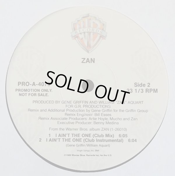 画像2: Zan - I Ain't The One (Remixes)  12"