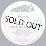 画像: Warp 9 - Light Years Away (Long 5:09/Short 4:35)  12"