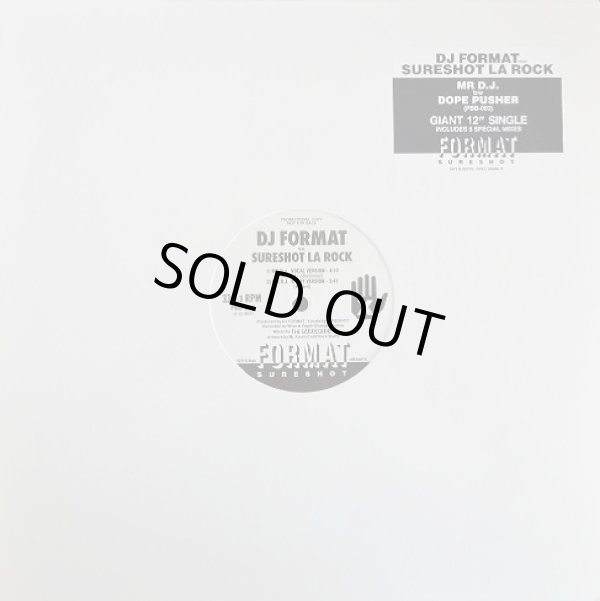 画像1: DJ Format Feat Sureshot La Rock	 - Mr D.J./Dope Pusher  12" 