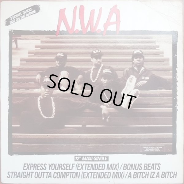 画像1: N.W.A. - Express Yourself/Straight Outta Compton/A Bitch Iz A Bitch  12" 