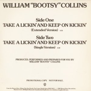 画像: (William) Bootsy Collins - Take A Lickin' And Keep On Kickin'  12"