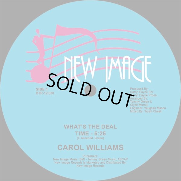 画像1: Carol Williams - What's The Deal/Have You For My Love  12" 