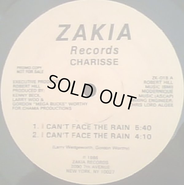 画像1: Charisse - I Can't Face The Rain  12" 