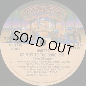 画像: Mantra - Doin' It To The Bone  12"