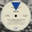 画像2: Deja (Aurra) - That's Where You'll Find Me  12"