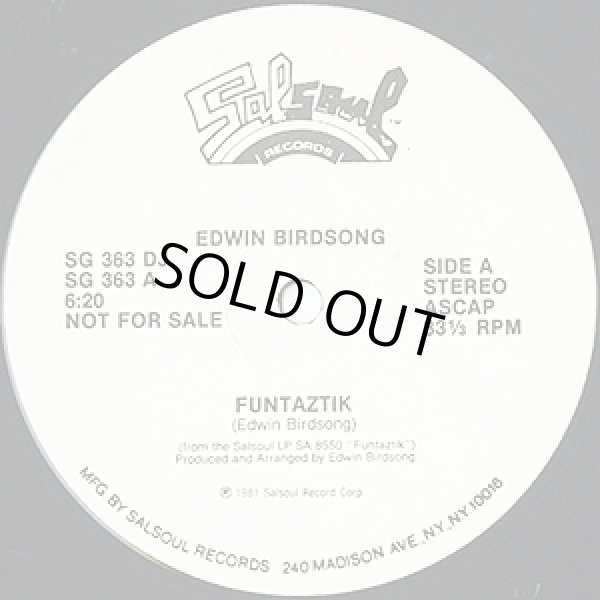 画像1: Edwin Birdsong - Funtaztik/Win Tonight  12" 