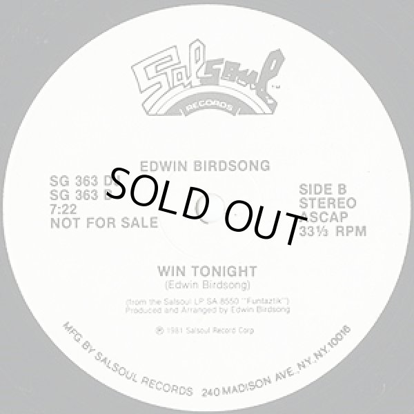 画像2: Edwin Birdsong - Funtaztik/Win Tonight  12" 