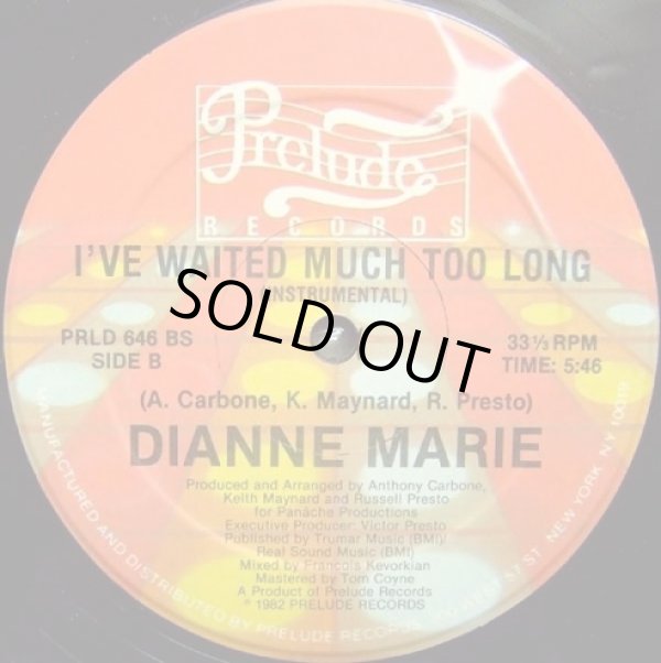 画像2: Dianne Marie - I've Waited Much Too Long  12"