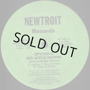 画像: Spyder-D - Big Apple Rappin' (National Rappin' Anthem)  12"