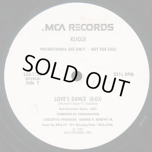 画像: Klique - Love's Dance/From Now On  12"