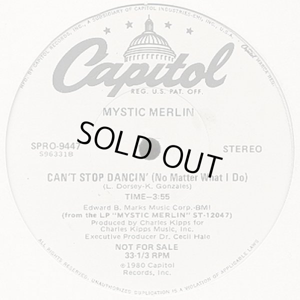 画像2: Mystic Merlin - Just Can't Give You Up/Can't Stop Dancin' (No Matter What I Do)   12"