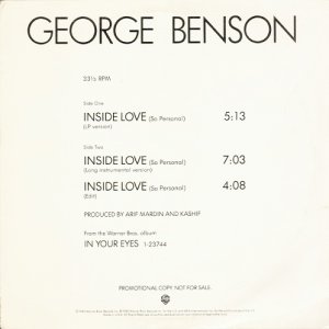 画像: George Benson - Inside Love 12"