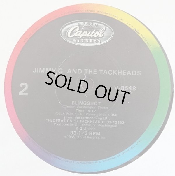 画像2: Jimmy G. And The Tackheads - Lies/Slingshot  12" 
