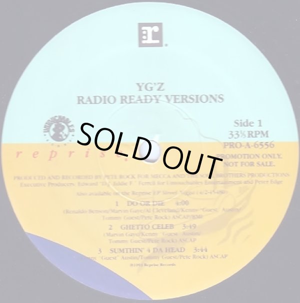 画像1: YG'z - Radio Ready Versions  EP 