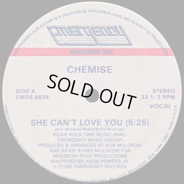 画像1: Chemise - She Can't Love You  12" 