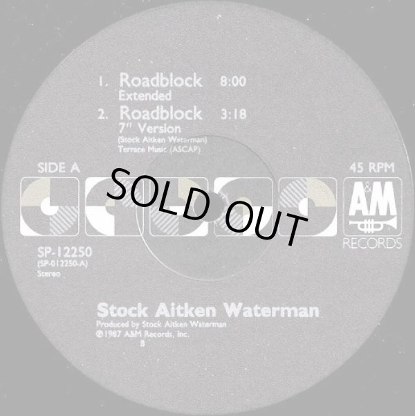 画像1: Stock Aitken Waterman - Roadblock (with Jocelyn Brown ?) 12"