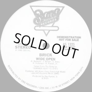 画像: Brick - Wide Open/Sure Feels Good  12" 