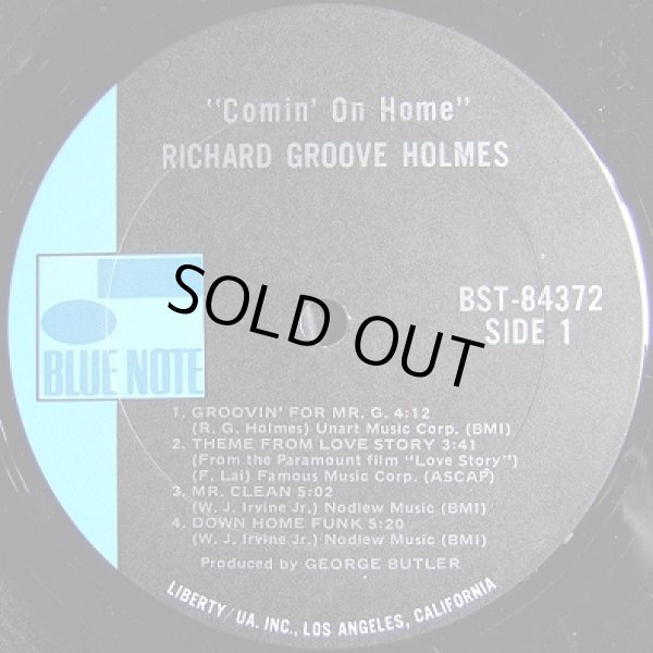 画像2: Richard Groove Holmes - Comin' On Home  LP  