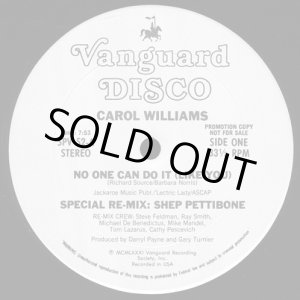 画像: Carol Williams - No One Can Do It (Like You) Special Re-Mix：Shep Pettibone  12" 