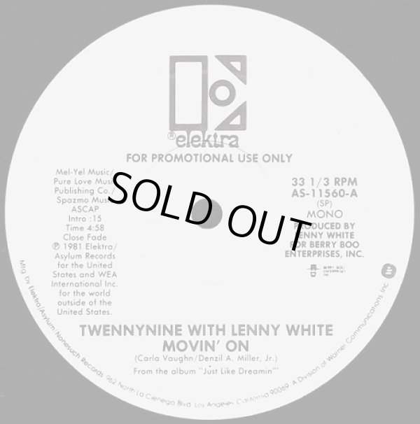 画像2: Twennynine With Lenny White - Movin' On  12"