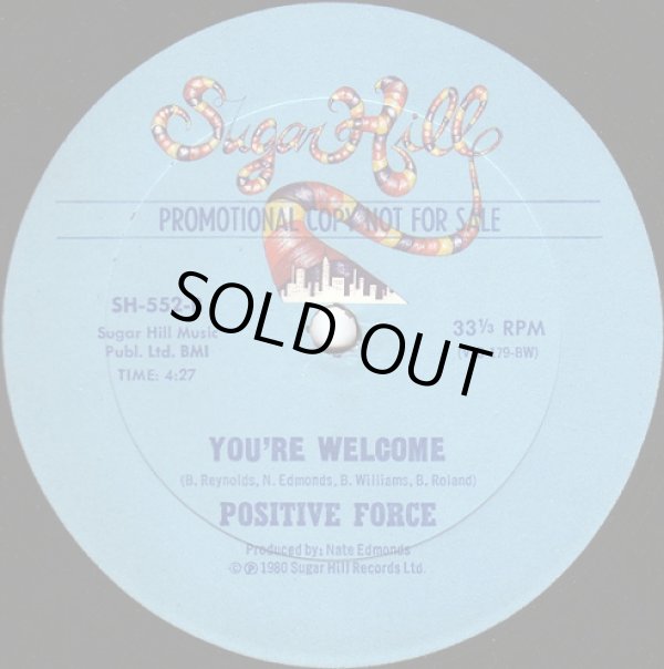 画像2: Positive Force - Especially For You/You're Welcome  12"