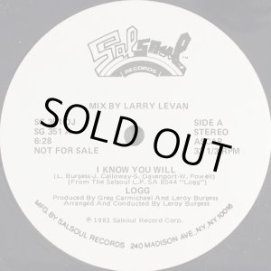 画像: Logg - I Know You Will  12"