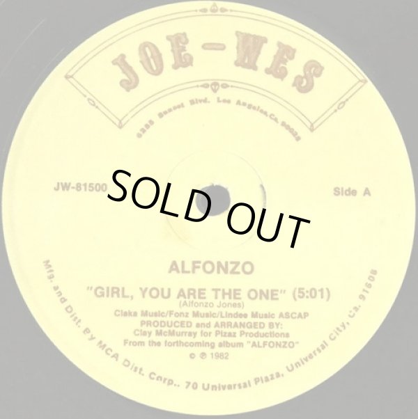 画像1: Alfonzo - Girl, You Are The One/Low Down  12"  