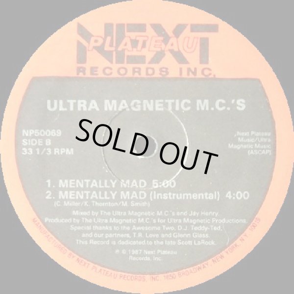 画像2: Ultra Magnetic M.C.'s - Funky/Mentally Mad  12" 