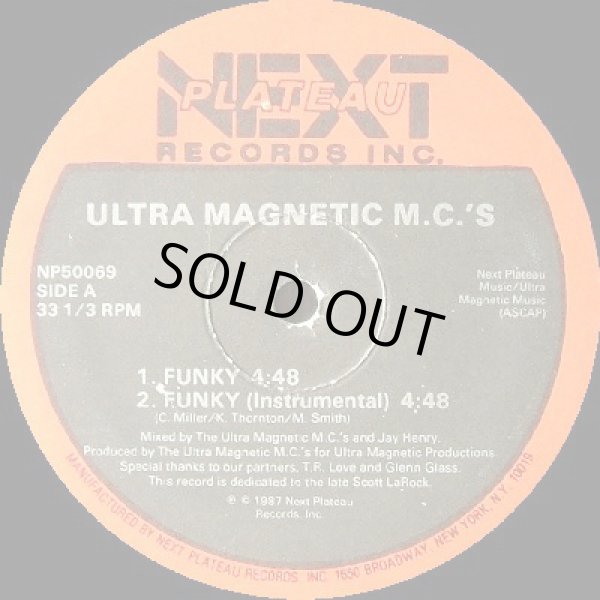 画像1: Ultra Magnetic M.C.'s - Funky/Mentally Mad  12" 