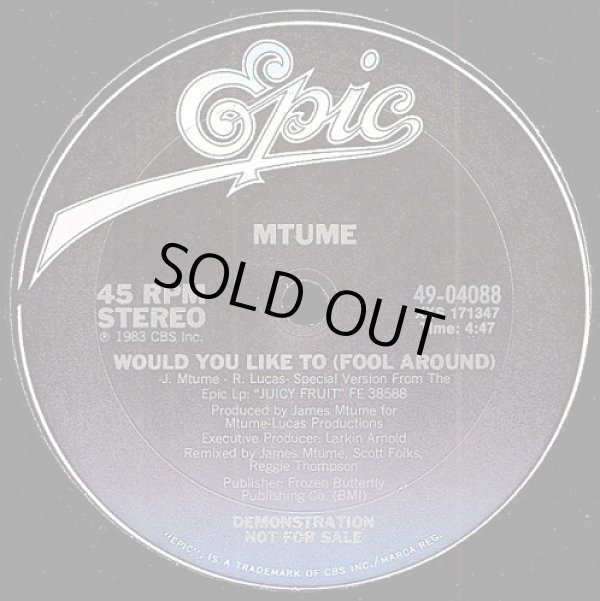 画像1: Mtume - Would You Like To (Fool Around)  12" 