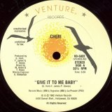 画像: Cheri - Give It To Me Baby/Star Struck  12"
