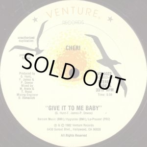 画像: Cheri - Give It To Me Baby/Star Struck  12"