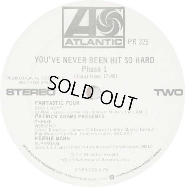 画像3: V.A (Atlantic) - You've Never Been Hit So Hard Phase 1  LP 