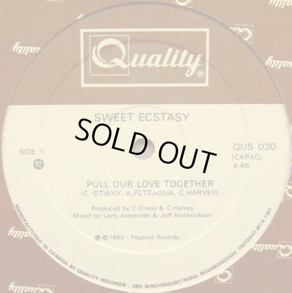 画像1: Sweet Ecstasy - Pull Our Love Together/Jam Party  12" 