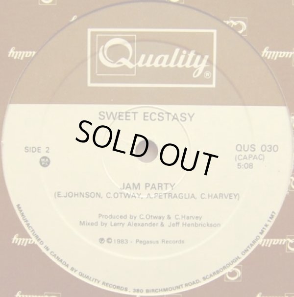 画像2: Sweet Ecstasy - Pull Our Love Together/Jam Party  12" 