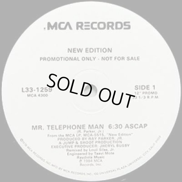 画像1: New Edition - Mr.Telephone Man  12"