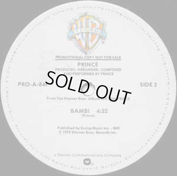 画像3: Prince - Why You Wanna Treat Me So Bad ?/Bambi  12"