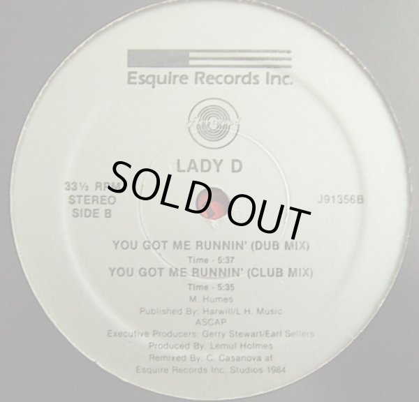 画像2: Lady D - You Got Me Runnin'  12"   