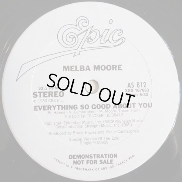 画像1: Melba Moore - Everything So Good About You  12"  